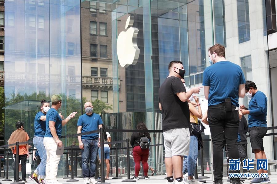 （國(guó)際）（1）紐約市部分蘋果商店“重啟”