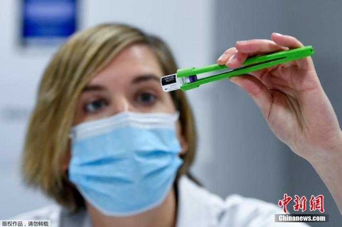 資料圖：比利時醫(yī)護人員正在準備新冠疫苗接種工作。