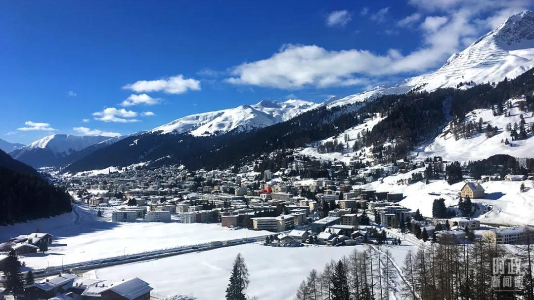 △瑞士，達(dá)沃斯小鎮(zhèn)。