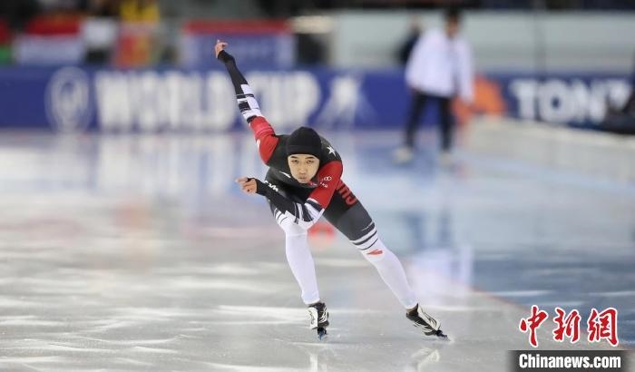 高亭宇在比賽中。圖片來源：黑龍江省體育局。