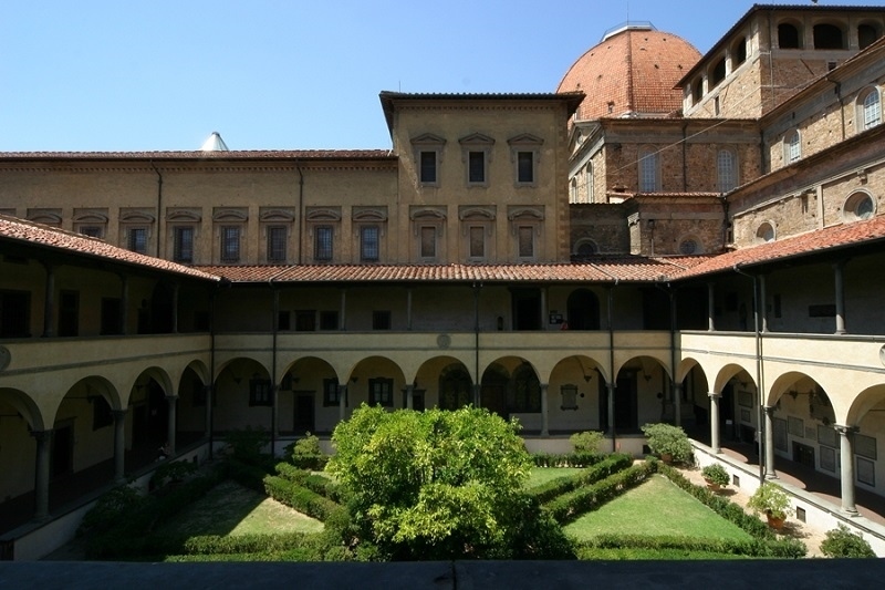 意大利美第奇洛倫佐圖書館。美第奇洛倫佐圖書館供圖