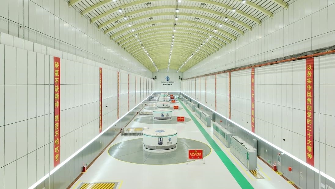 雅礱江兩河口水電站地下廠房。受訪者供圖