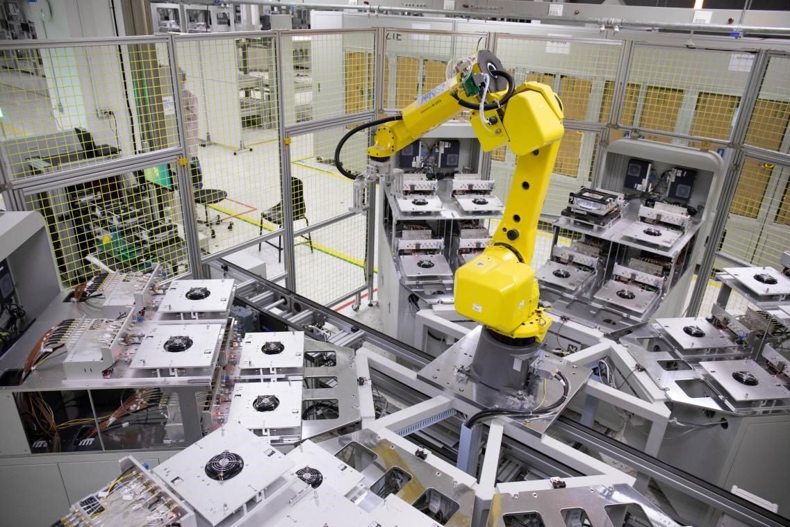 中興通訊“5G全連接智能工廠”。受訪者供圖