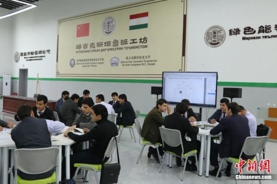 2023年4月，位于杜尚別的塔吉克斯坦魯班工坊課堂。張碩 攝