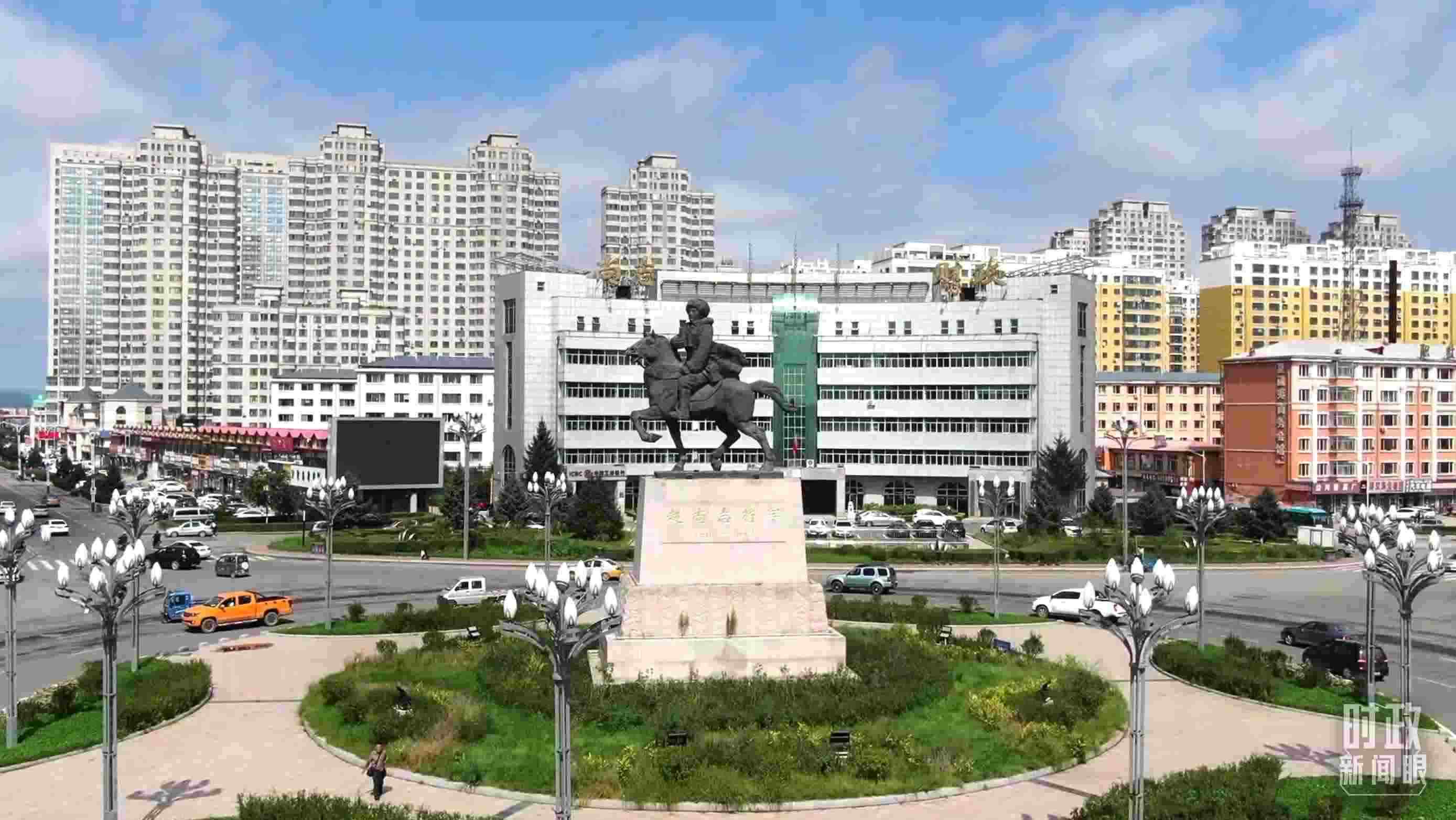 △哈爾濱市尚志市航拍。（總臺央視記者張耿生拍攝）