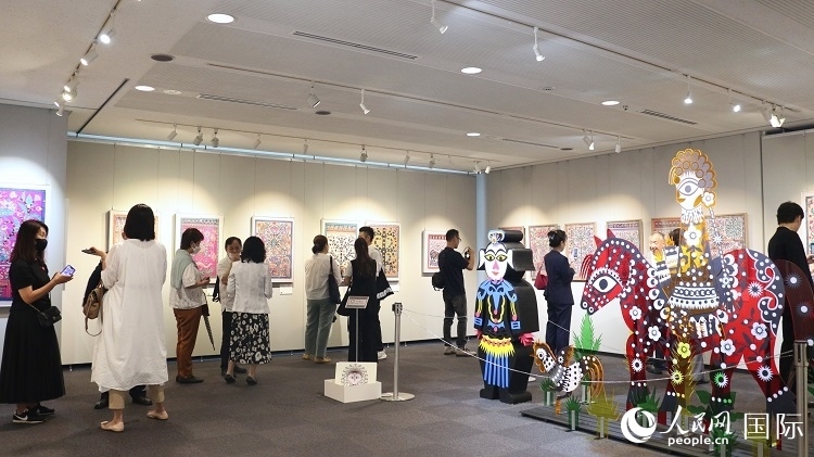 到場民眾觀看展覽。人民網(wǎng) 許可攝