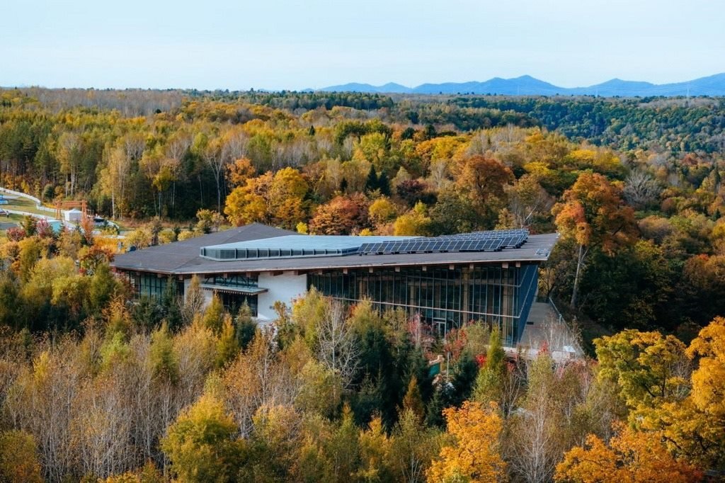 園區(qū)在多棟建筑上都安裝有分布式光伏發(fā)電設(shè)施。邱活攝