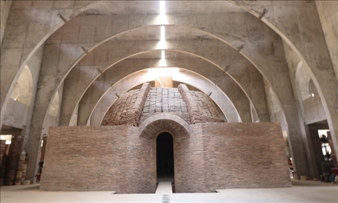 ↑ 景德鎮(zhèn)一處柴窯。（2020年7月13日攝）