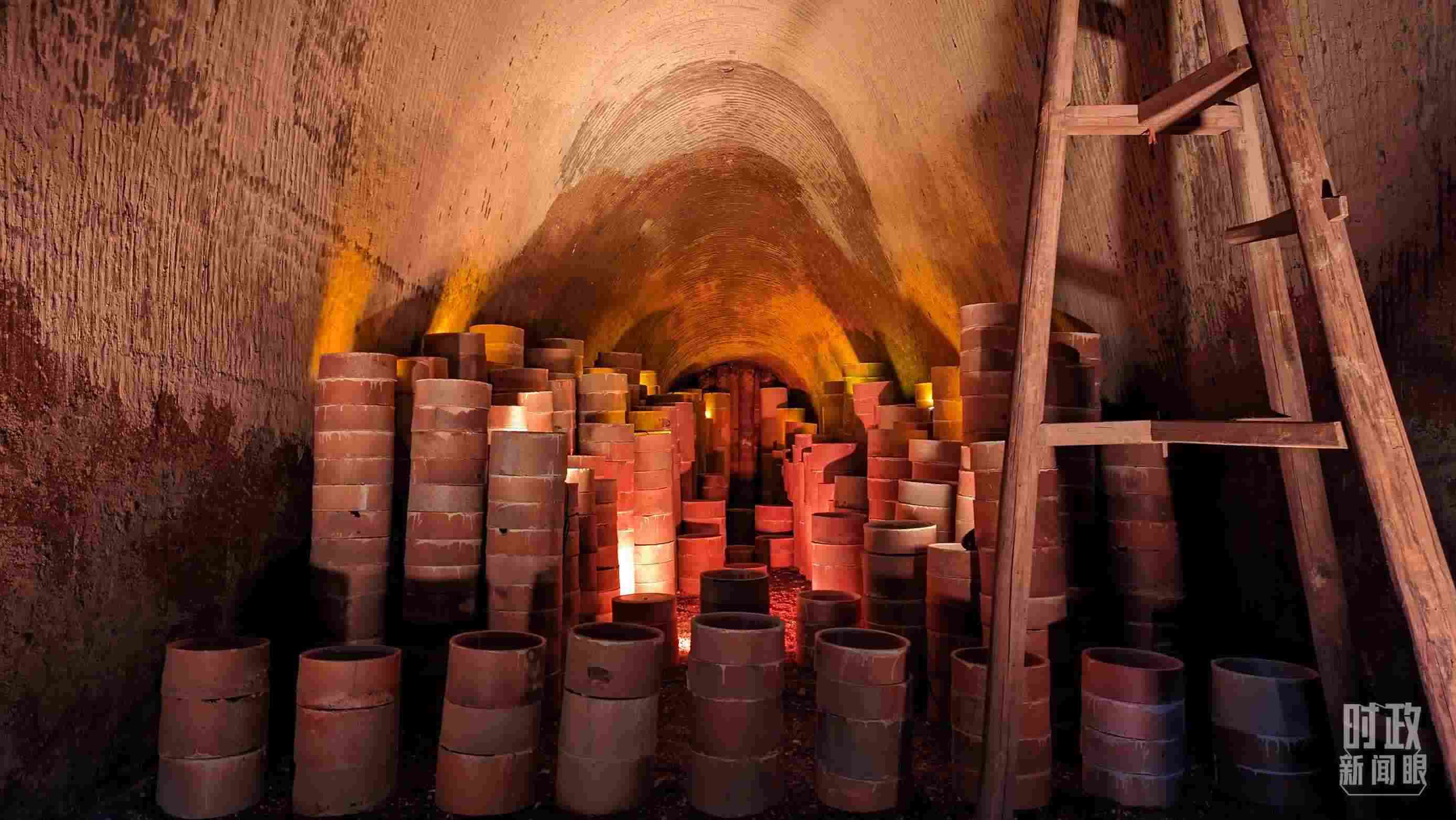 △當?shù)噩F(xiàn)存最大的柴窯——徐家窯。（總臺央視記者朱超拍攝）