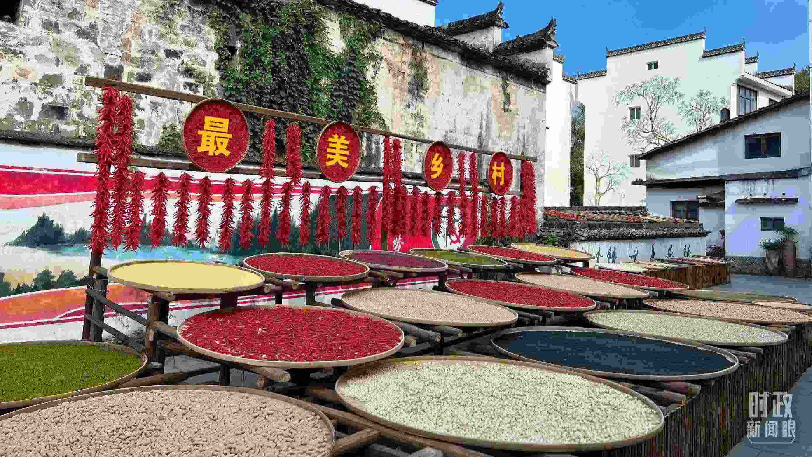 △婺源縣秋口鎮(zhèn)王村石門自然村。（總臺央視記者程鋮拍攝）