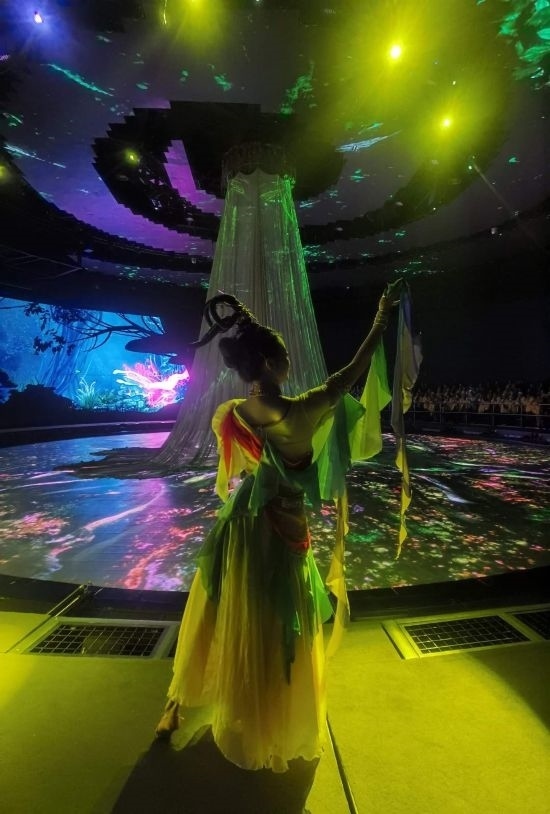 《天釀》演出場景。本報(bào)記者常雯宜攝