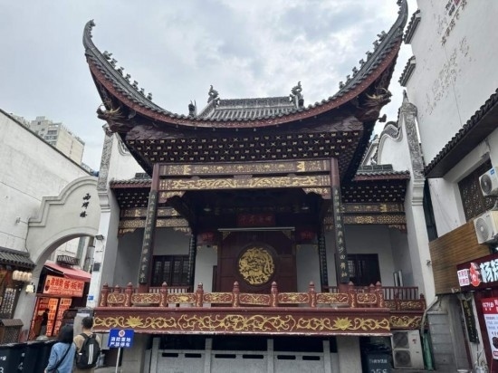 10月25日，長(zhǎng)沙太平老街一角。（本報(bào)記者 劉書文攝）