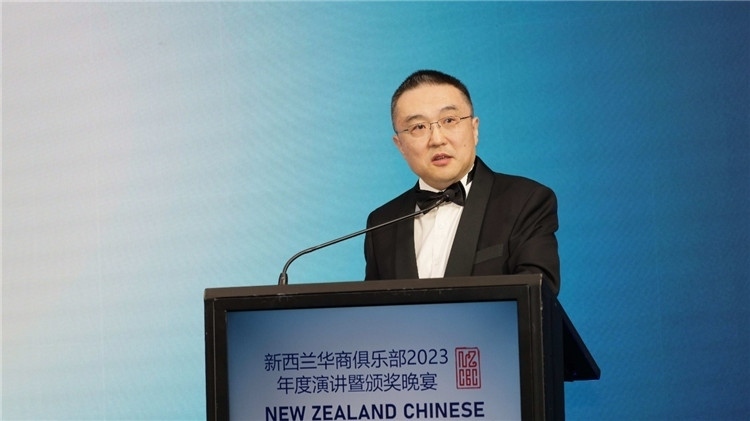 中國(guó)駐新西蘭大使王小龍。攝影：張凱