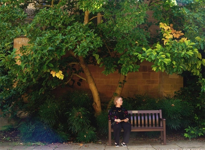 羅森在牛津大學(xué)墨頓學(xué)院。葛大龍攝