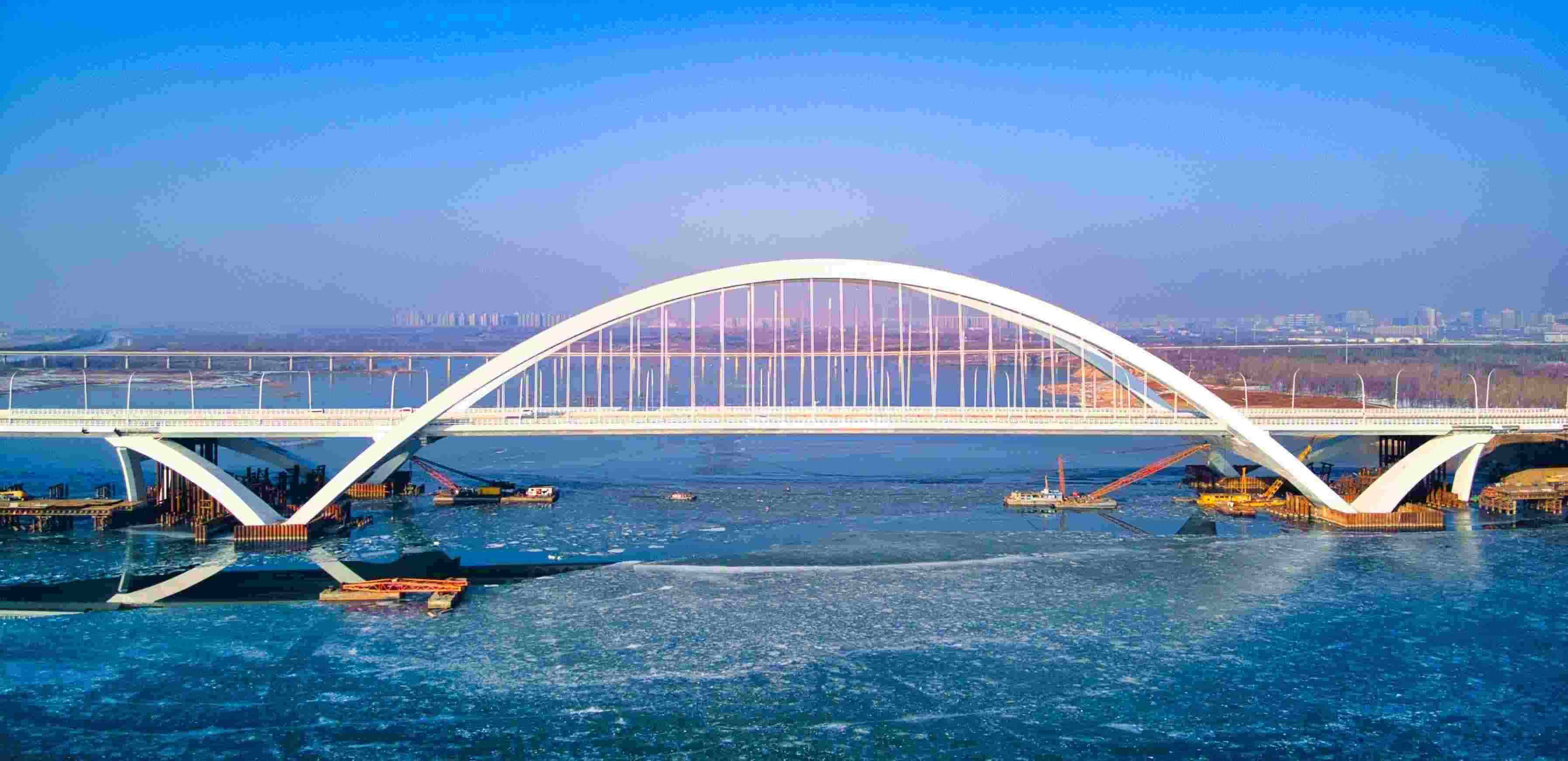 開(kāi)通后的京雄大橋。受訪方供圖