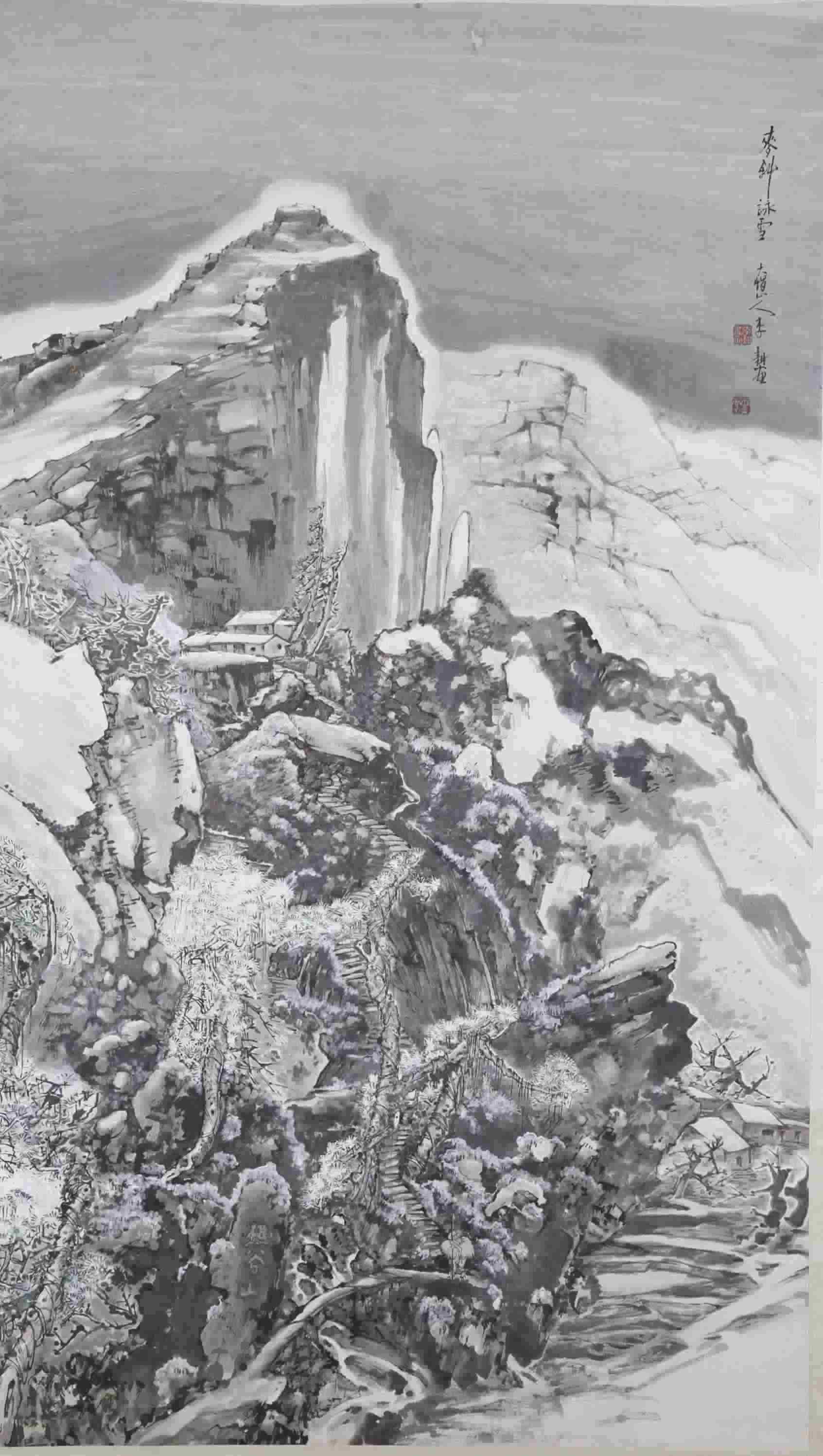 李耕畫作。(仙游縣博物館供圖)