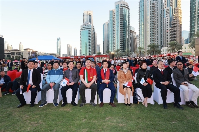 活動現(xiàn)場。中建中東供圖