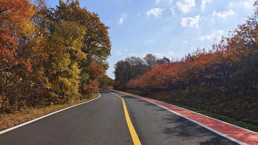 九臺區(qū)圍繞紅色文化、冰雪資源、特色民宿，進一步完善道路功能。九臺區(qū)委宣傳部供圖