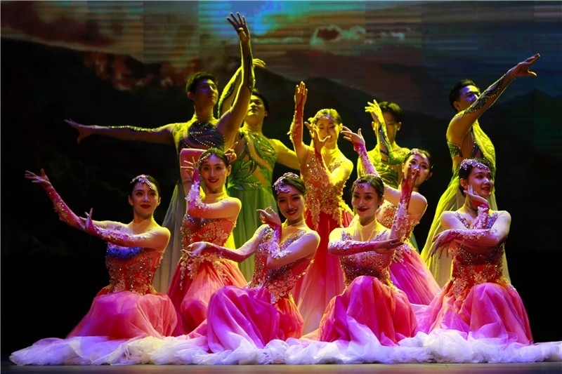 2024年“四海同春”慰僑訪演團亞太團新西蘭惠靈頓演出現(xiàn)場。圖片由陸欣讌、孟韜、葉勇提供