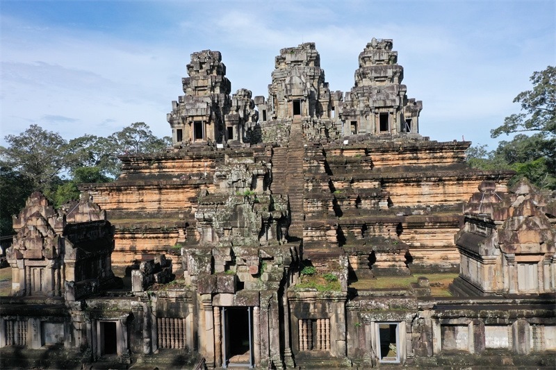 吳哥古跡內(nèi)的茶膠寺。中國(guó)文化遺產(chǎn)研究院 袁濛茜供圖