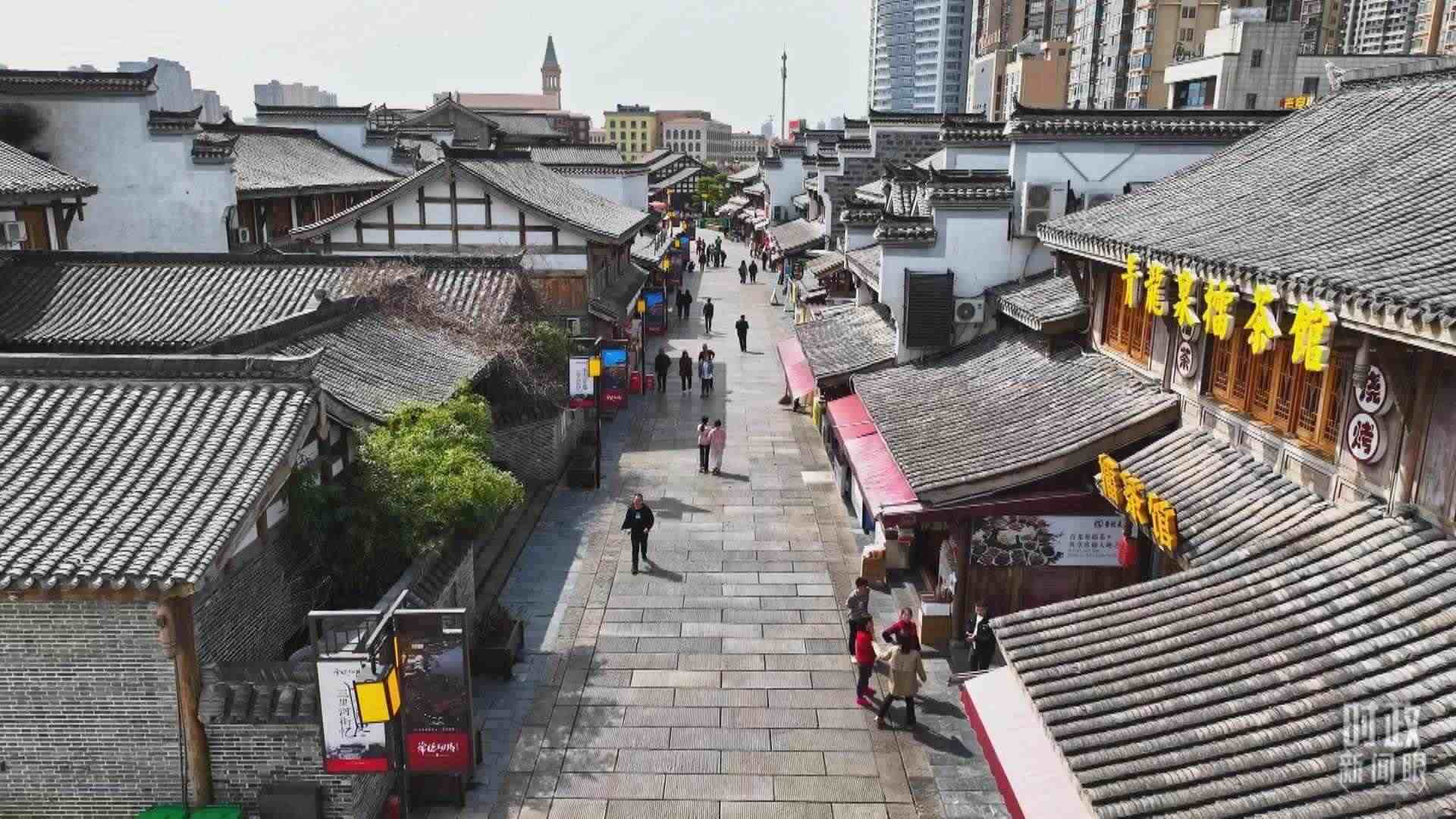 △常德河街。（總臺記者姚鵬、溫盛強拍攝）