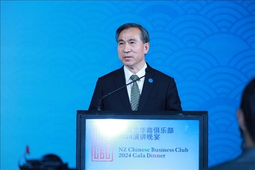 中國貿(mào)促會(huì)任鴻斌會(huì)長。主辦方供圖