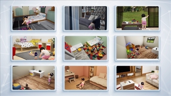 通用智能人“通通”可以自主應對多變的場景。受訪者供圖