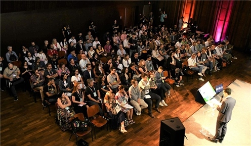 “視聽(tīng)中國(guó)”——文化與商業(yè)機(jī)遇推介會(huì)暨中國(guó)視聽(tīng)節(jié)目展映會(huì)現(xiàn)場(chǎng)。 中廣國(guó)際公司供圖