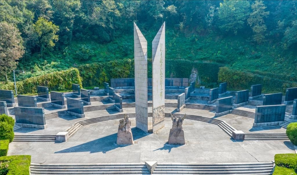 抗日航空英烈紀念碑廣場。（受訪單位供圖）