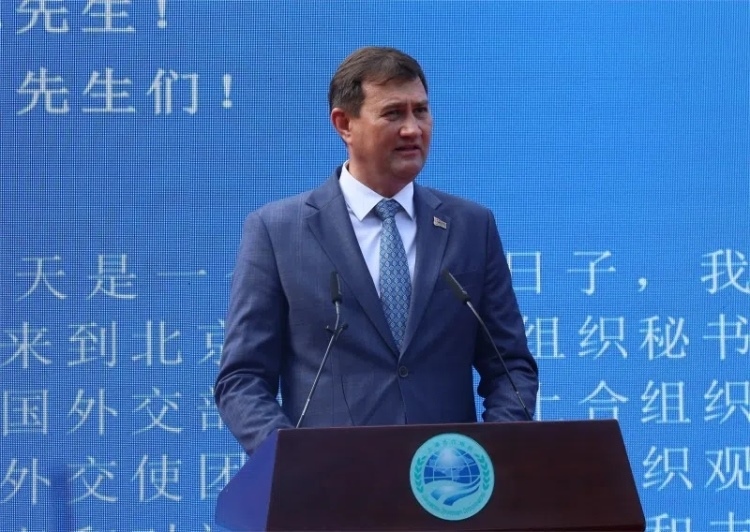 白俄羅斯外交部長(zhǎng)馬克西姆·雷任科夫出席活動(dòng)并致辭。主辦方供圖