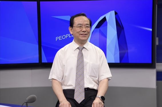 中國人民大學法學院教授、博士生導師楊建順。人民網(wǎng)記者 王曉嘯攝