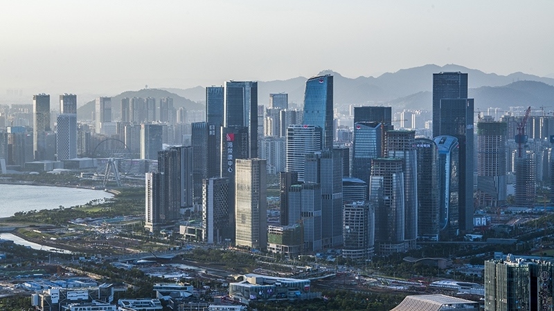 圖為深圳前海城市風(fēng)光。