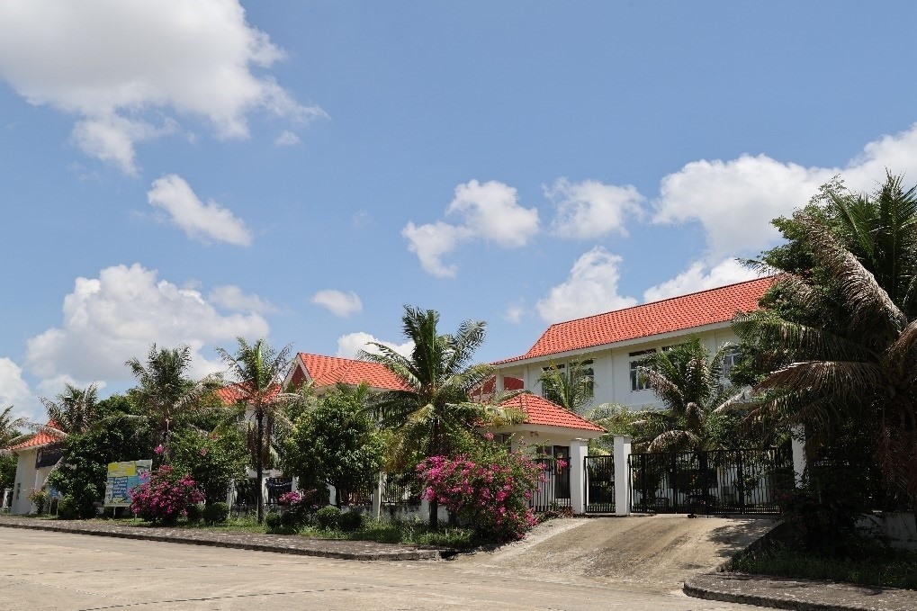 西哈努克省中柬友誼理工學(xué)院。西港特區(qū)公司供圖