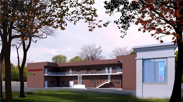 圖3：圖為孔子學院教學樓項目效果圖。四川路橋供圖