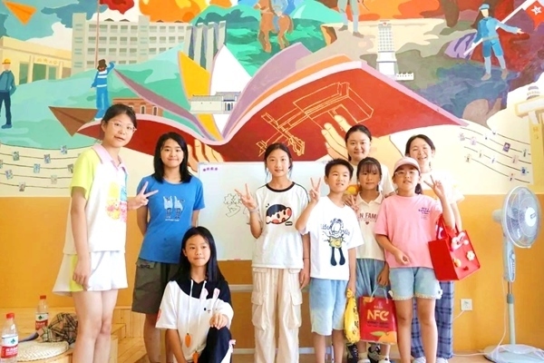 同濟大學師生暑期支教。校方供圖