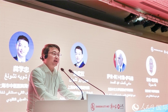 龔學忠在發(fā)言中。人民網(wǎng)記者 黃培昭攝