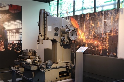 天水工業(yè)博物館內(nèi)景。新華社記者 馬莎 攝