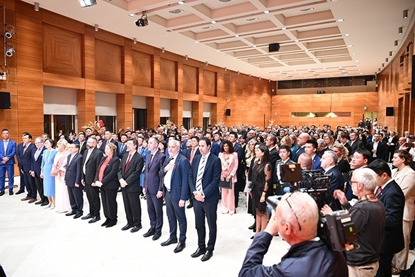 招待會現場。孫瑋 攝