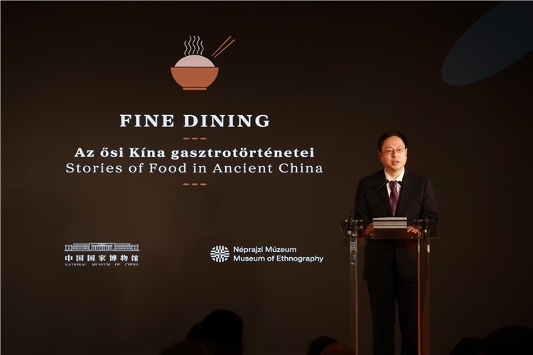 中國國家博物館副館長楊帆致辭。圖片由中國駐匈牙利大使館提供。