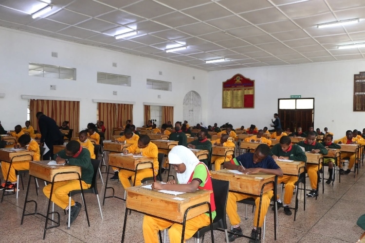 考場現(xiàn)場。埃格頓大學(xué)孔子學(xué)院供圖