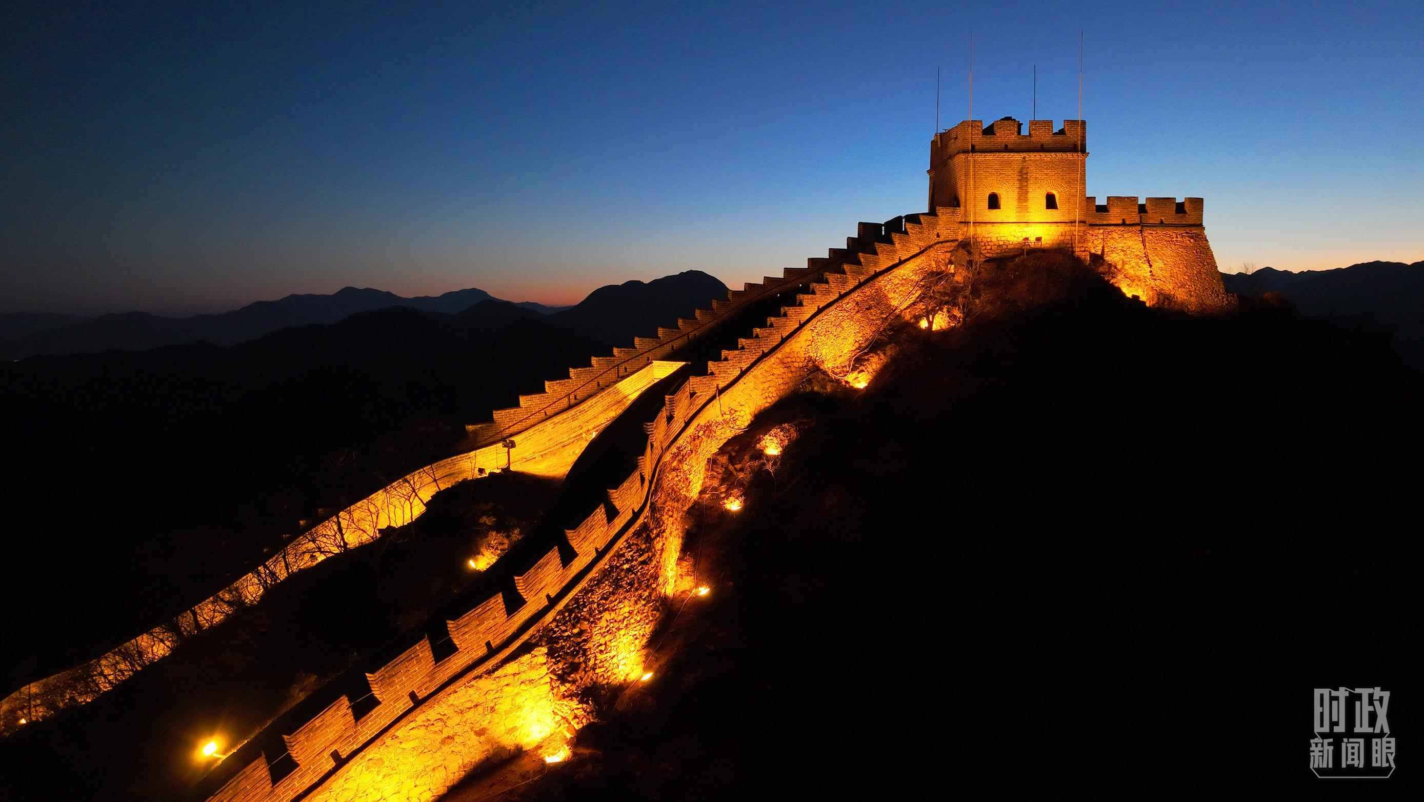 △北京居庸關(guān)長(zhǎng)城。（總臺(tái)央視記者范凱拍攝）