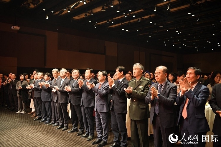 招待會(huì)現(xiàn)場(chǎng)。人民網(wǎng) 李帆攝