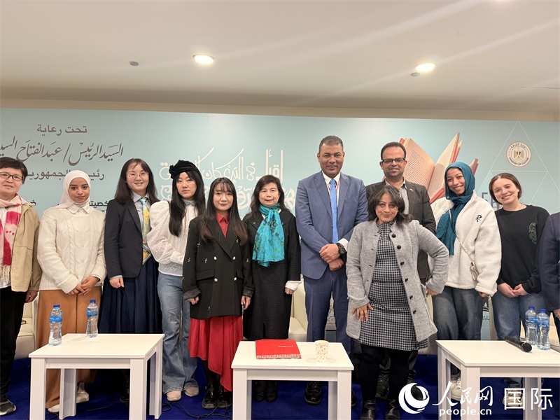 “中國(guó)與埃及：古往今來的聯(lián)系”主題分享會(huì)，人民網(wǎng)記者黃培昭攝