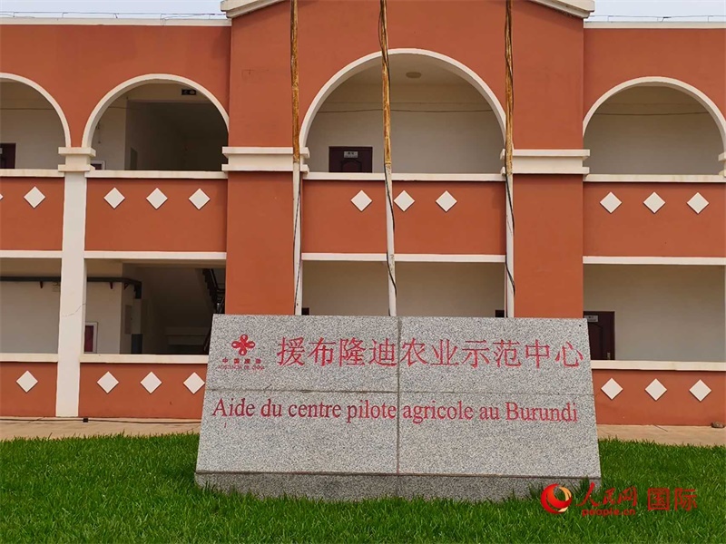 援布隆迪農(nóng)業(yè)示范中心。人民網(wǎng)記者 黃培昭攝