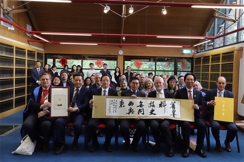 《宋畫全集》亮相劍橋大學(xué)李約瑟研究所。主辦方供圖