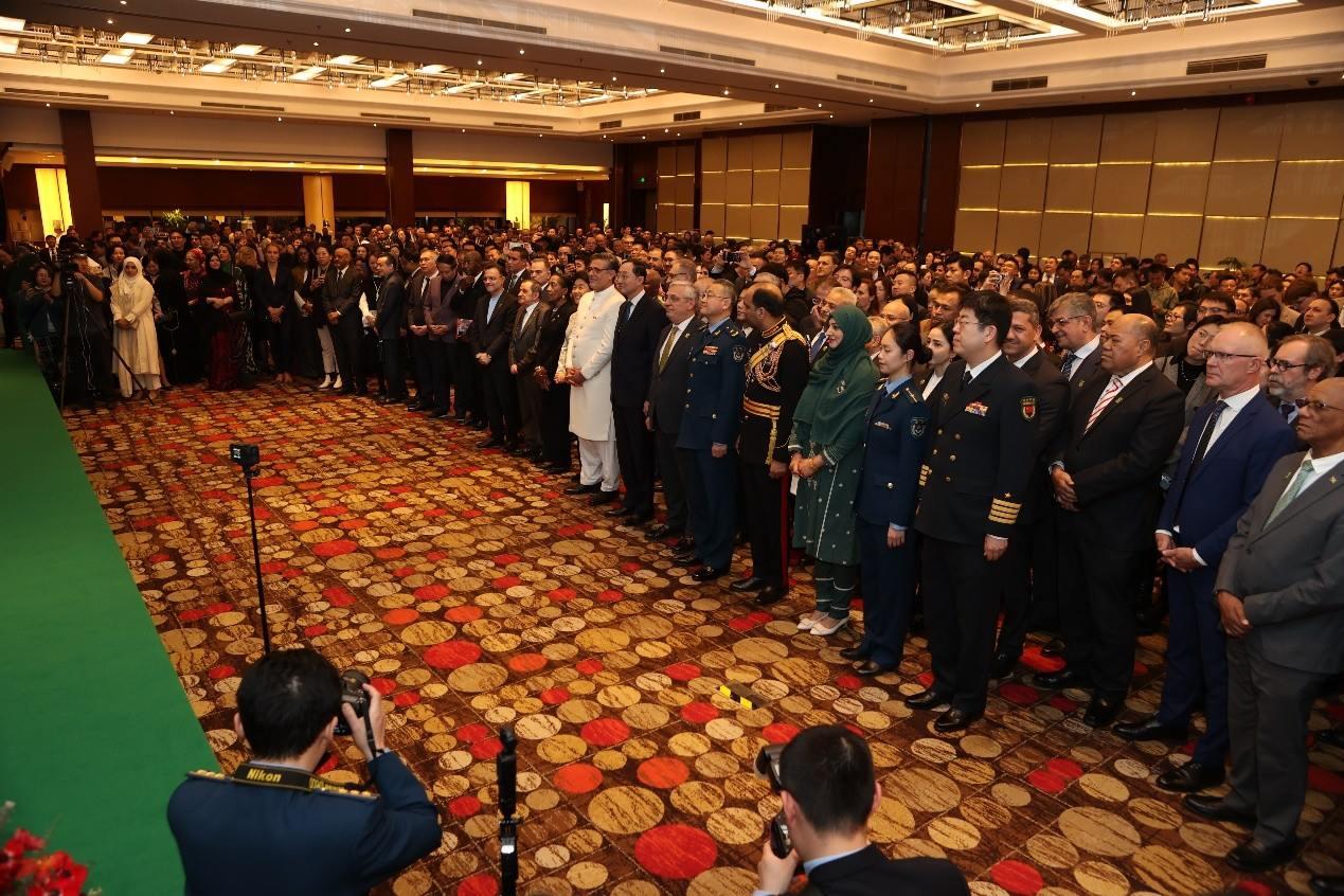 招待會現(xiàn)場。巴基斯坦駐華大使館供圖