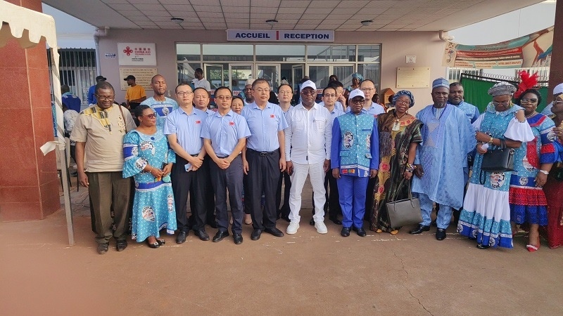 活動現(xiàn)場。醫(yī)療隊供圖