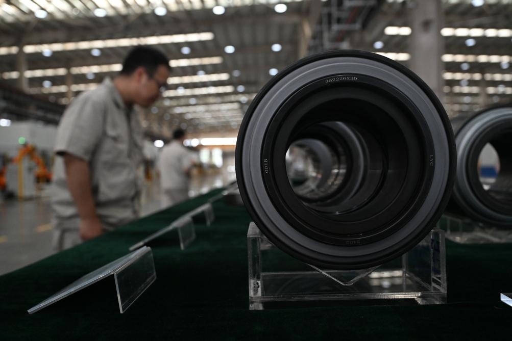 這是洛陽軸承集團(tuán)股份有限公司生產(chǎn)的軸承產(chǎn)品。新華社記者 李嘉南 攝