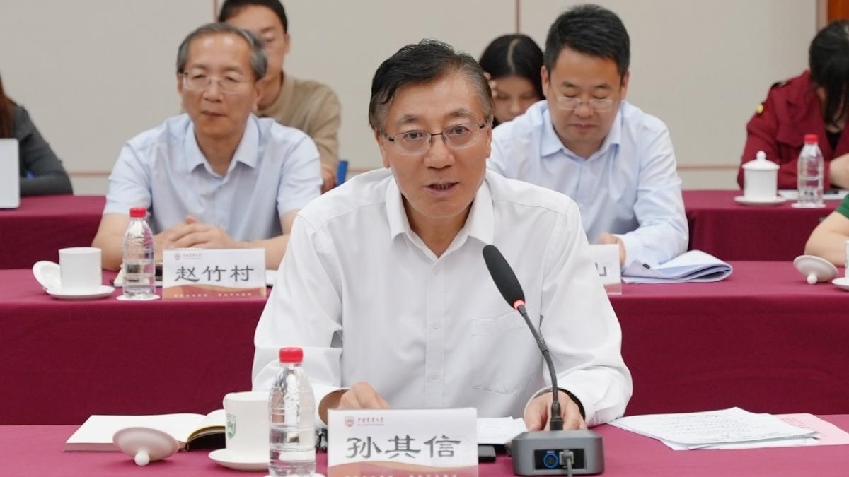 中國(guó)工程院院士、中國(guó)農(nóng)業(yè)大學(xué)校長(zhǎng)孫其信。校方供圖