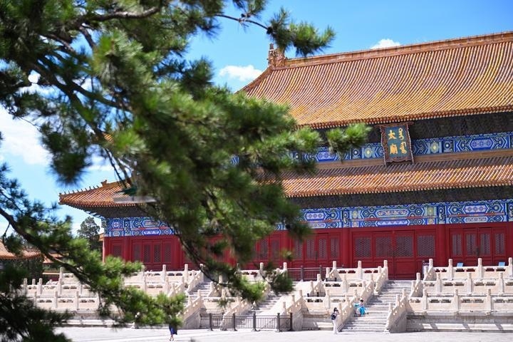 2023年7月8日拍攝的太廟享殿（也稱前殿）。